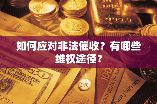 武汉如何应对非法催收？有哪些维权途径？