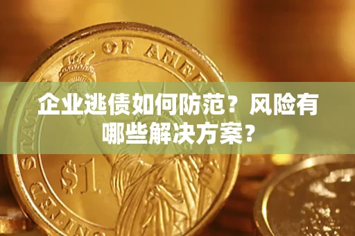 武汉企业逃债如何防范？风险有哪些解决方案？