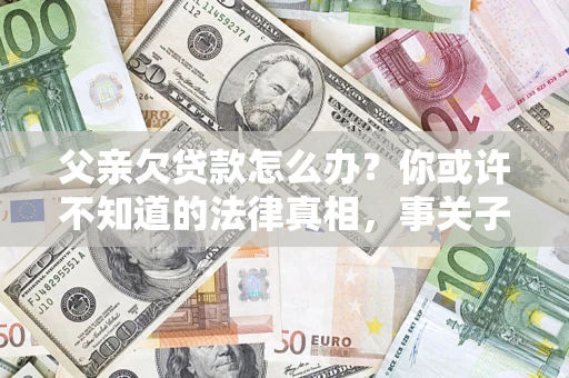 武汉父亲欠贷款怎么办？你或许不知道的法律真相，事关子女未来