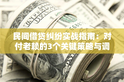 武汉民间借贷纠纷实战指南：对付老赖的3个关键策略与调解盲区解析