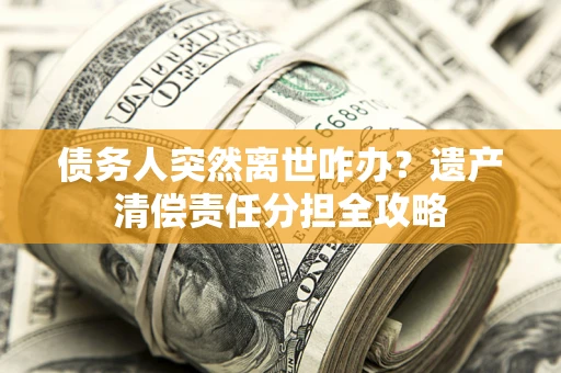 武汉债务人突然离世咋办？遗产清偿责任分担全攻略