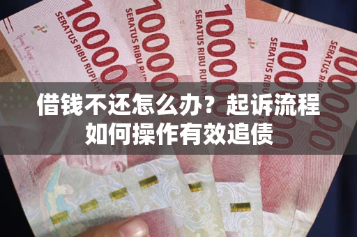 武汉借钱不还怎么办？起诉流程如何操作有效追债