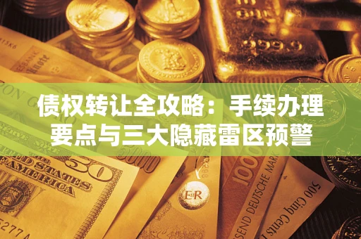 武汉债权转让全攻略：手续办理要点与三大隐藏雷区预警