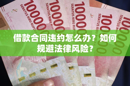 武汉借款合同违约怎么办？如何规避法律风险？